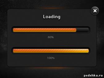 PSD исходники - Loading UI