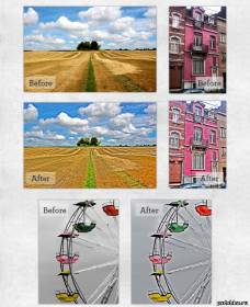 Стили и градиенты - HDR Фото эффект