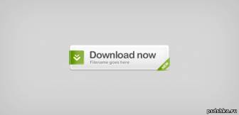 PSD исходники - Кнопка Download белого цвета с зеленой лентой