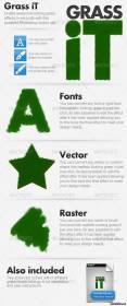 Стили и градиенты - GraphicRiver Grass эффект текста