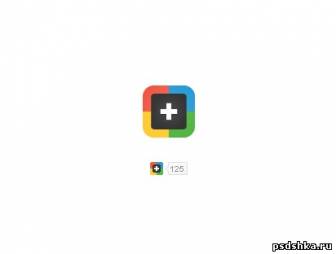 PSD исходники - Google+ Icon