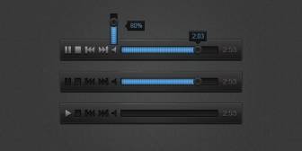 PSD исходники - Audio Player