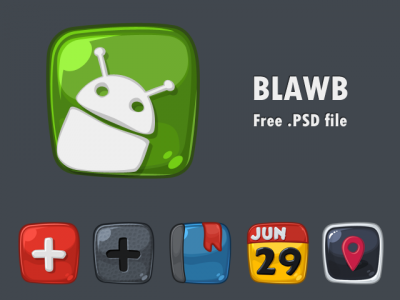 Иконки - Blawb .PSD